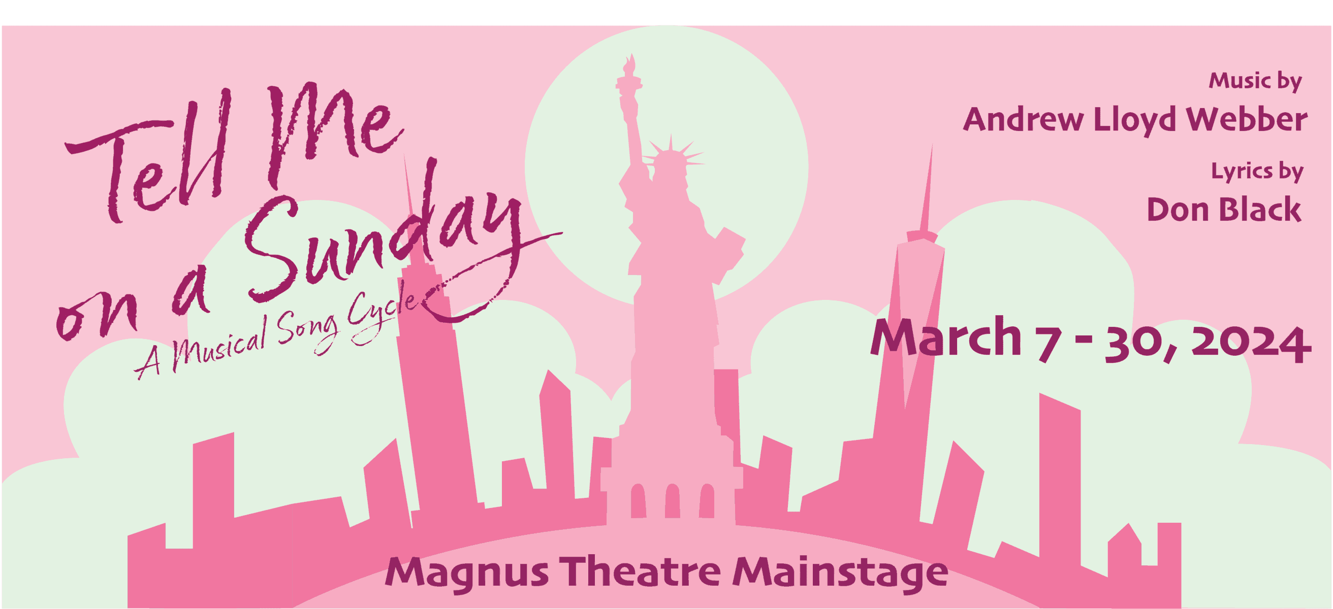 A one-act song cycle by Andrew Lloyd Webber, it tells the story of an ordinary English girl who journeys to
the United States in search of love. Her romantic misadventures begin in New York City, lead her to
Hollywood, and eventually take her back to Manhattan.